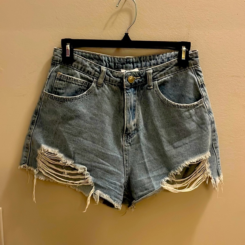 Princess Polly denim shorts